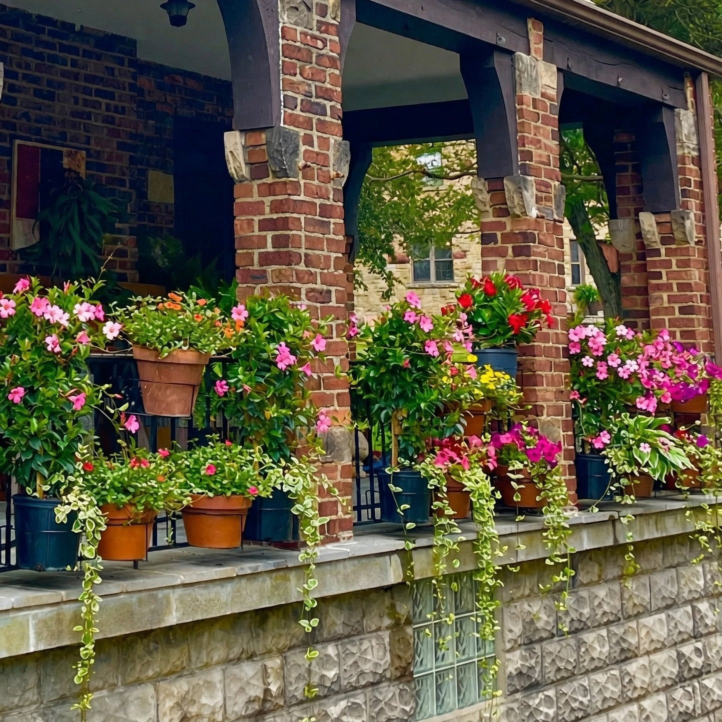 🌸🧺Tool-Free Balcony & Railing Plant Hanger.✨