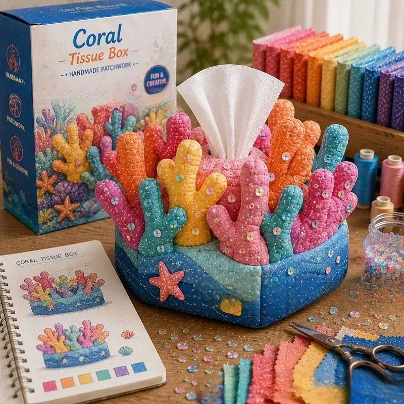 ๐ Crafty Critters DIY Tissue Box Kit โ Fun Animal & Ocean Friends! ๐