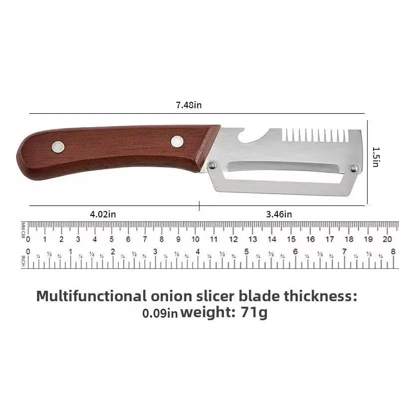 🍎🔪 One blade, endless kitchen magic — multi-function stainless steel peeler & knife for effortless prepping! 🥕✨