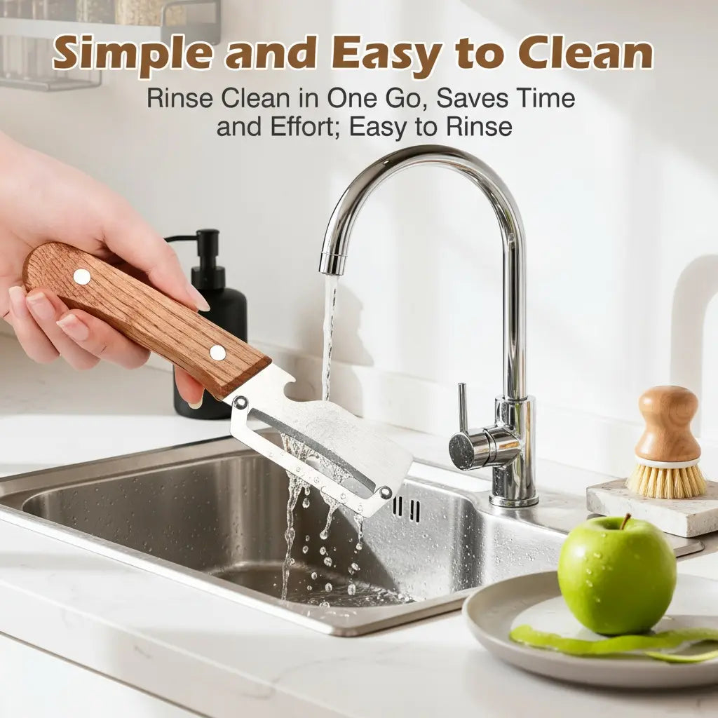 🍎🔪 One blade, endless kitchen magic — multi-function stainless steel peeler & knife for effortless prepping! 🥕✨
