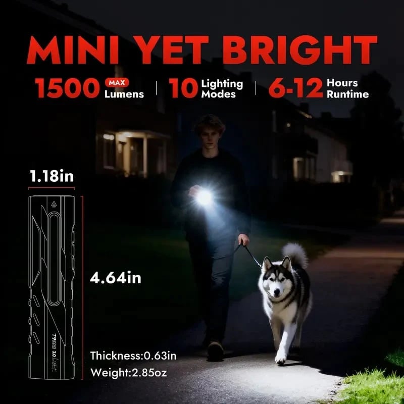 🎁 Limited-time offer available 49%-T9 PRO EDC Flashlight
