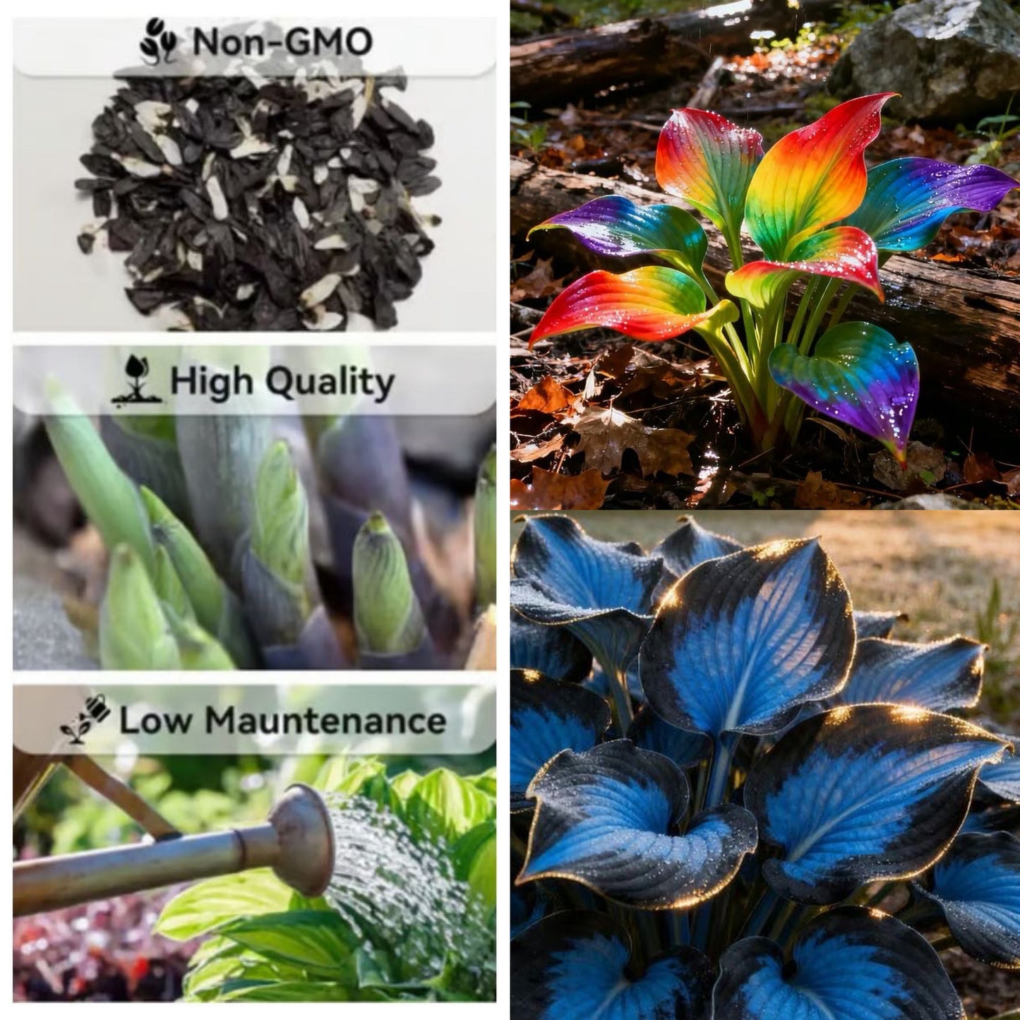 ⏰Last Day Promotion🔥Premium Rare Hosta Seeds🌿Shade-Tolerant Plant